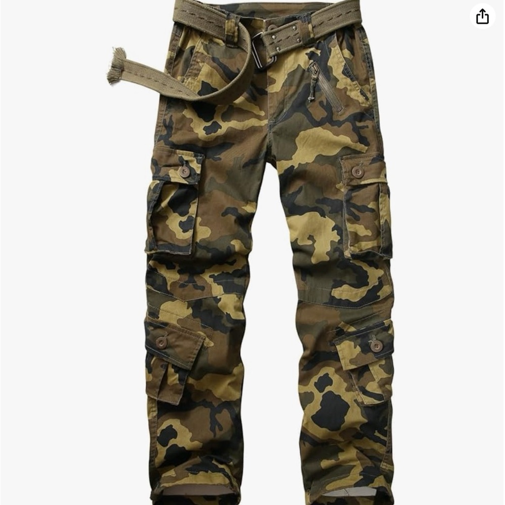 Women’s/Unisex Military Army Cargo Work Pants With Pockets